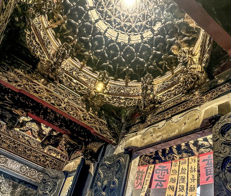 三峽祖師廟藻井 照片提供者：謝基煌、江逸傑、林岑怡、邱文仕 / 拍攝日期：2025/05/01
