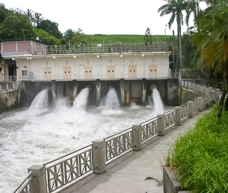 功成身退的舊送水站 照片提供者：烏山頭水庫風景區