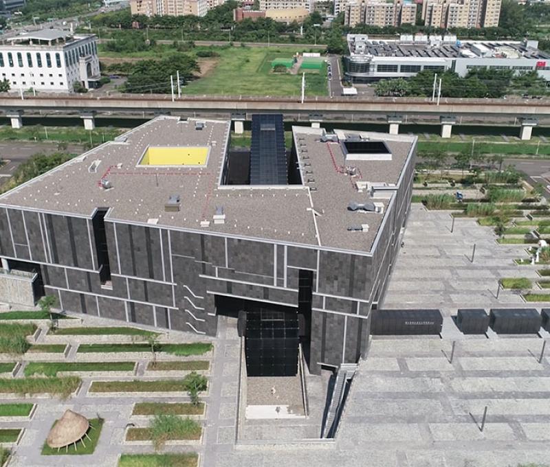 南科考古館鳥瞰圖	照片提供者：國立台灣史前文化博物館