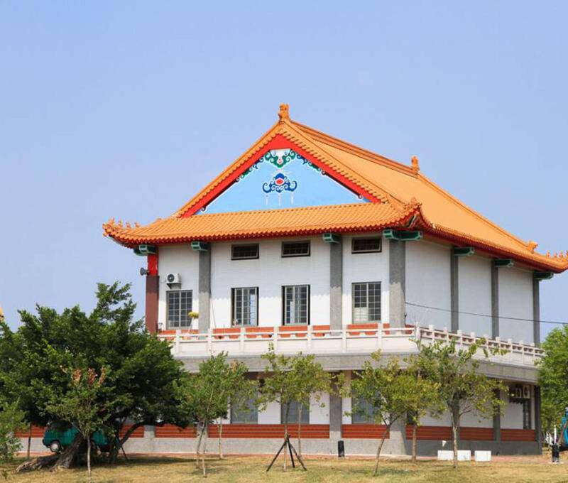 新港社地方文化館的建築外觀 照片提供者：台南旅遊處