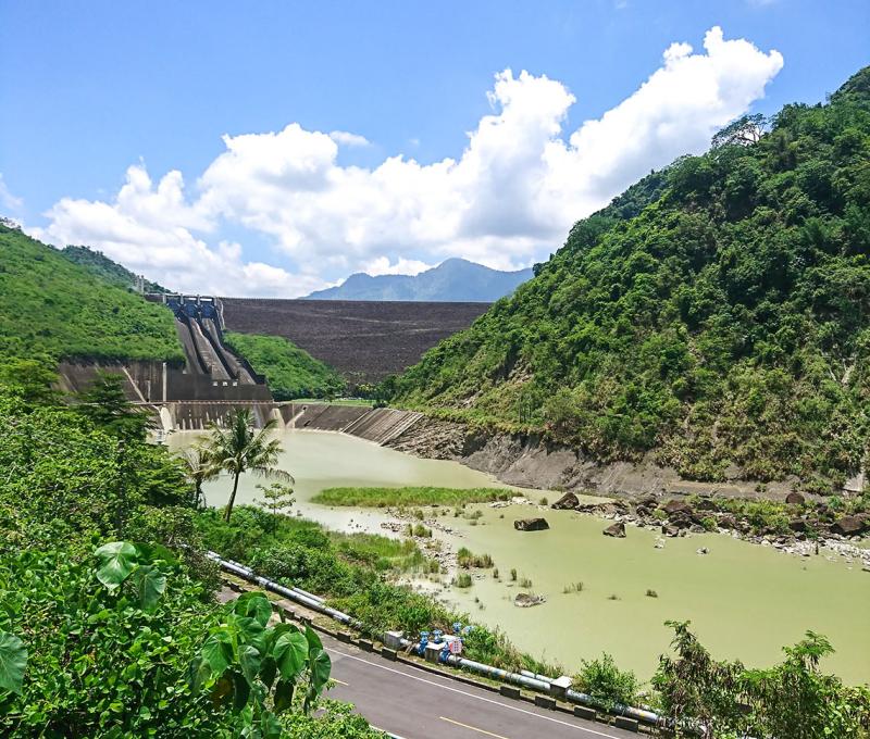 曾文大壩空拍圖 照片提供者：千里步道協會