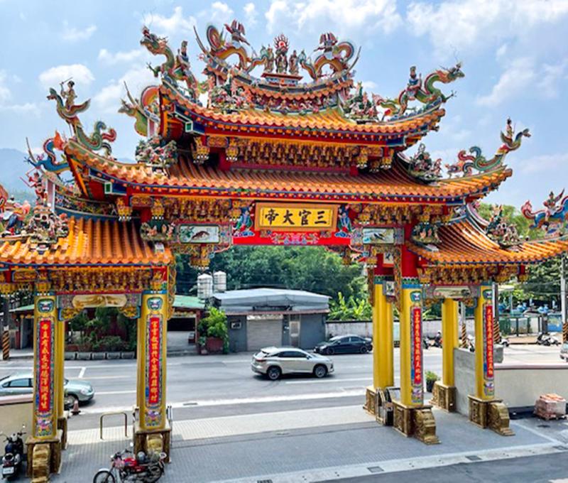 山門-內側。照片拍攝者：陳粉 / 拍攝日期：2022/09/09