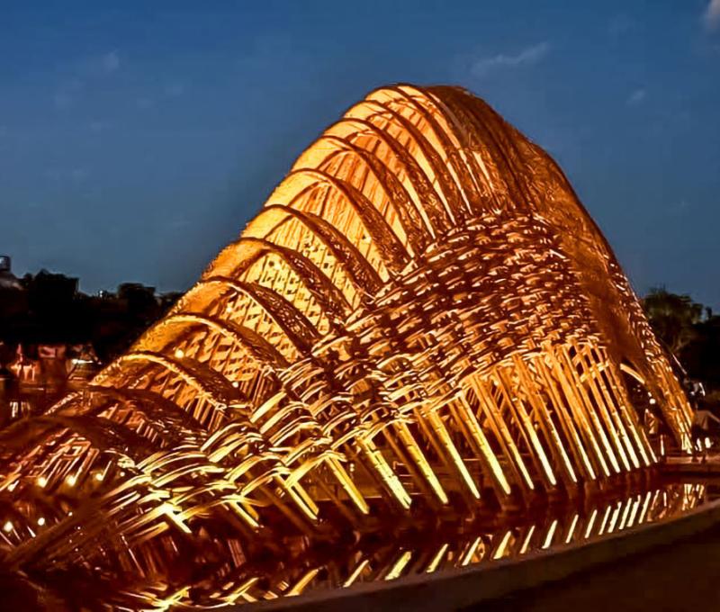 葫蘆墩公園竹跡館-2 照片提供者：臺中市后豐社區大學廖啟宗、吳怡靜、詹智傑共同提供 / 拍攝日期：2025/6/7