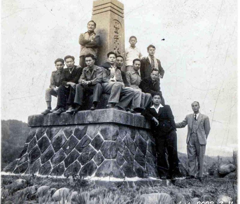 豐榮水利之碑攝於民國41年8月 照片提供者：臺中市后豐社區大學廖啟宗、吳怡靜、詹智傑共同提供