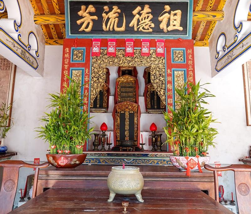 楊氏宗祠神龕 照片拍攝者：客家委員會客家文化發展中心提供 / 拍攝日期：2022