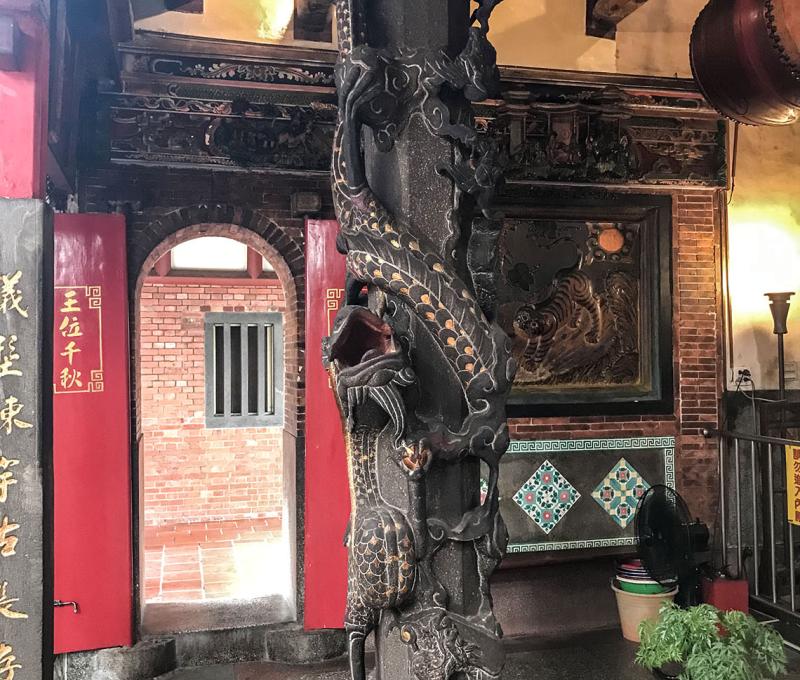 集應廟龍柱。照片拍攝者：方文樹 / 拍攝日期：2022/09/16