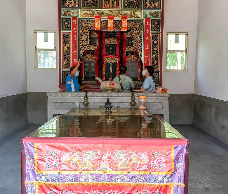 宗祠神龕 照片拍攝者：客家委員會客家文化發展中心提供 / 拍攝日期：2022
