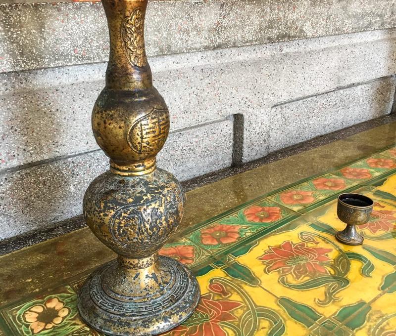 燭台座 照片拍攝者：客家委員會客家文化發展中心提供 / 拍攝日期：2022