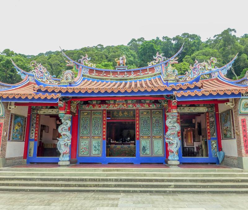 清水岩寺位在一個風水很好的地方 照片提供者：彰化縣文化局／拍攝年份：不詳