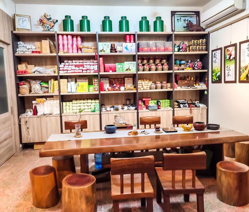 統一茗茶特別設計裝修了舒適的品茗空間。照片拍攝者：三峽學教師社群 / 拍攝日期：2022/07/24