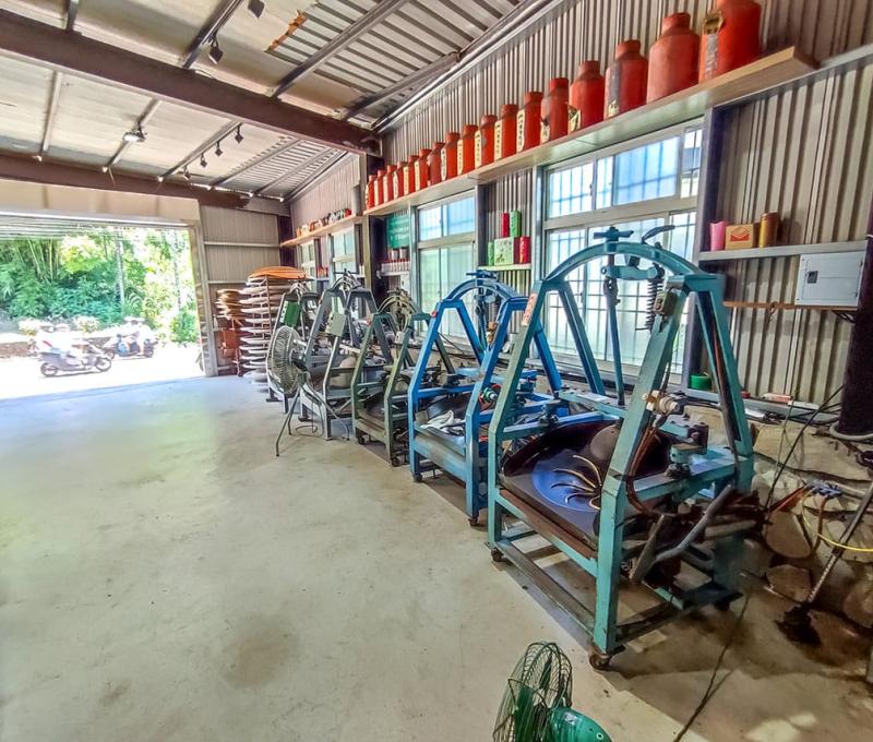 也有進行揉捻的望月型揉捻機。照片拍攝者：三峽學教師社群 / 拍攝日期：2022/07/24