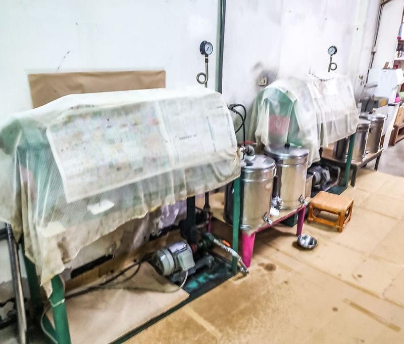 一樓則是過濾設備，將雜質除去而有高純度的油品。照片拍攝者：三峽學教師社群 / 拍攝日期：2022/07/24