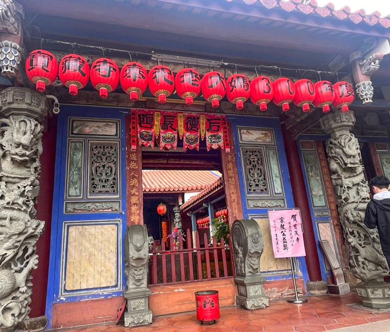 寶藏寺正門口 照片提供者：林佑澤／拍攝日期：2023/12/30