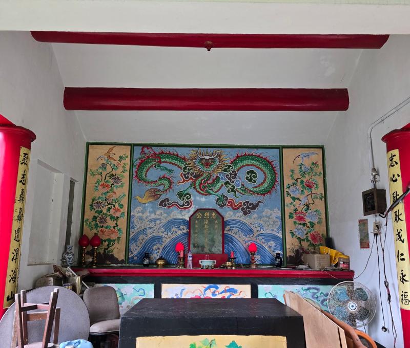 忠烈廟拜殿（照片拍攝者：黃君琪／拍照日期：2025/4/6）