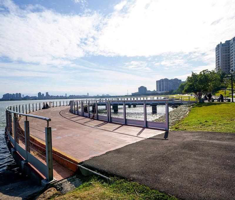 以前渡口(隘口)今為河濱公園