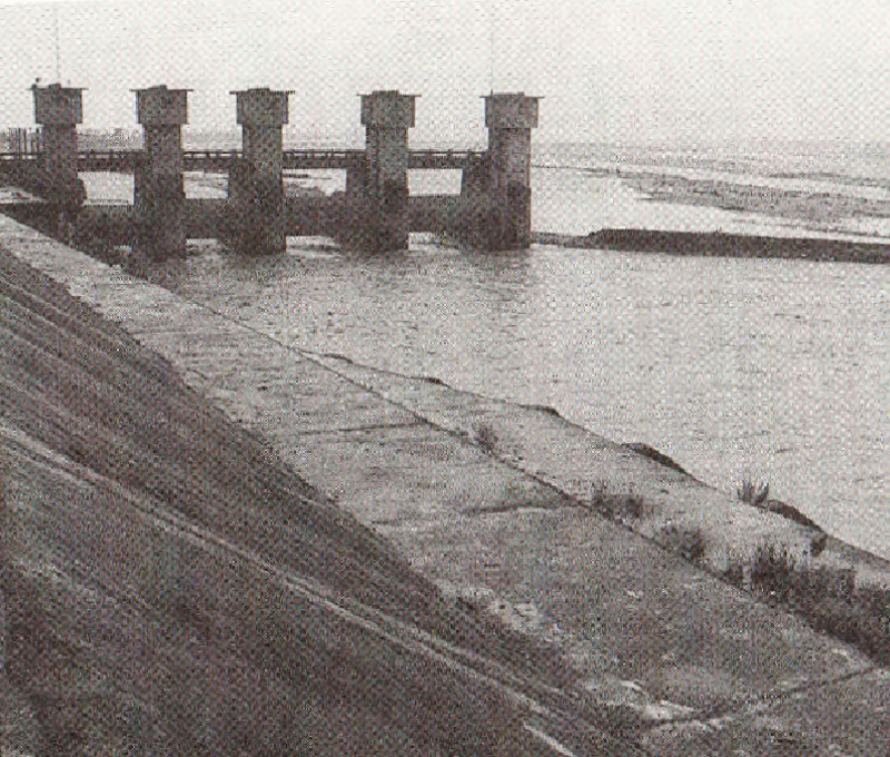 林內第二進水口 照片提供者：吳明韞，《嘉南大圳建設工程簡介-日本所遺留之水利大遺產》（臺南市：南市文化局，2015），頁100。