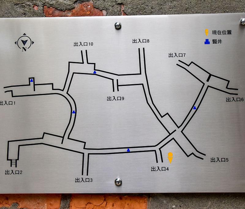 防空坑道路線圖