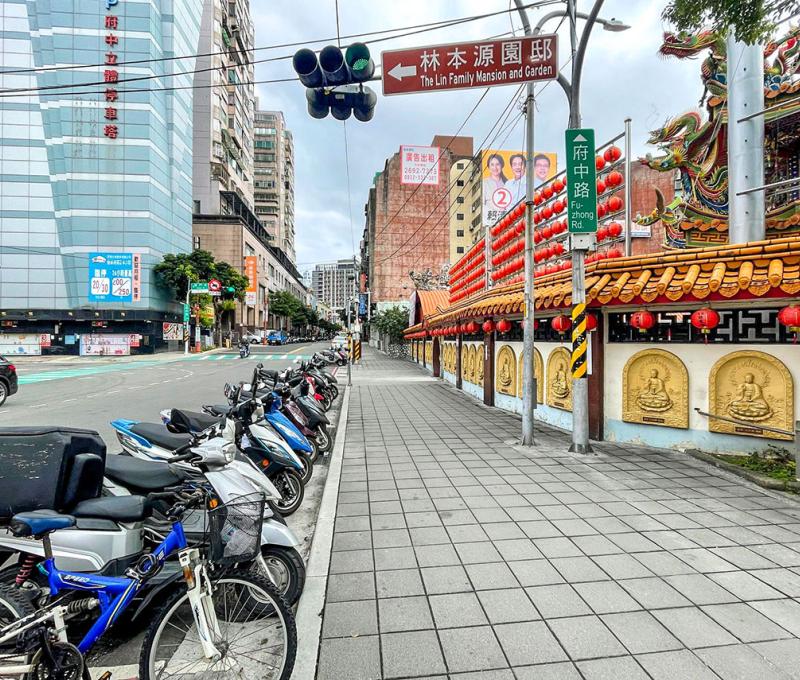 府中路連接到接雲寺