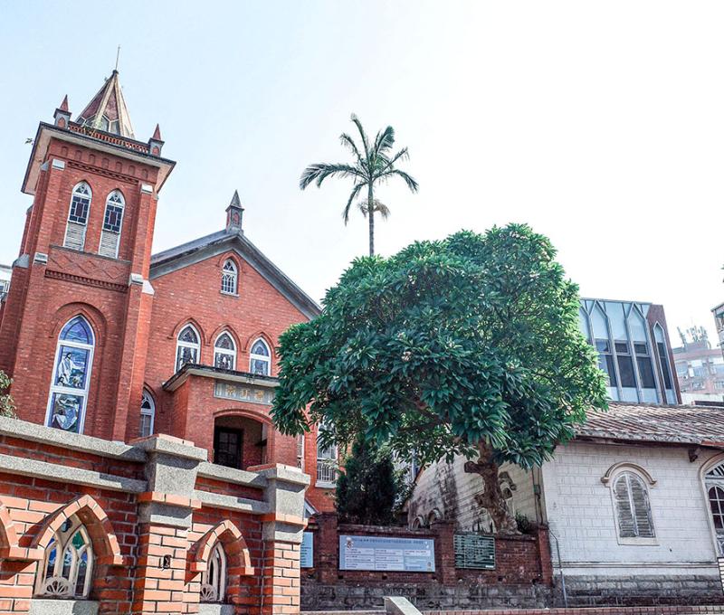 淡水禮拜堂遠景