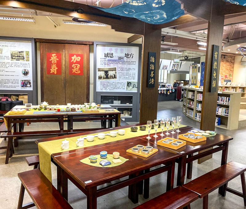 北大高中聚星茶坊。照片拍攝者：北大高中三峽學教師團隊