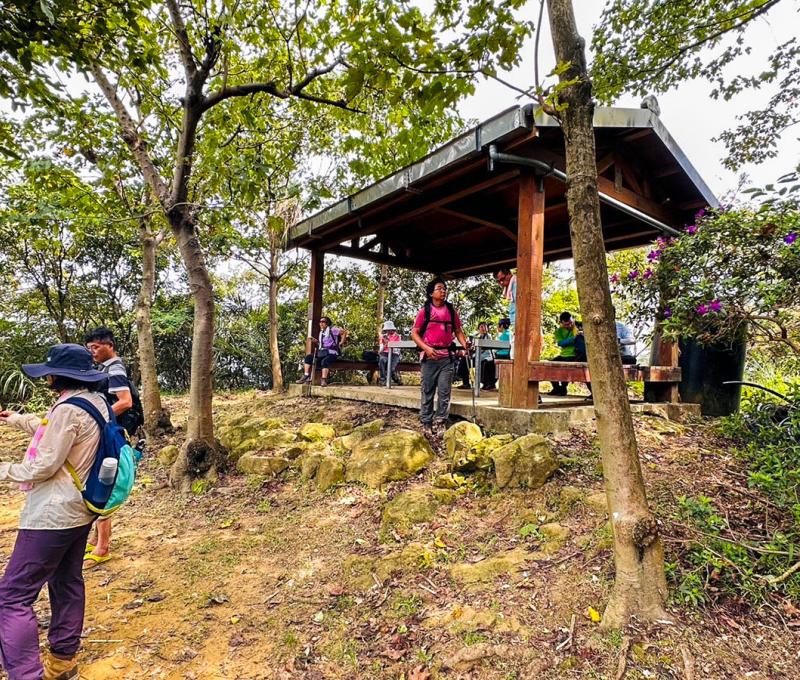 走累了，也有涼亭小憩一下。照片提供者：林美惠 / 拍攝日期：2023/09/17