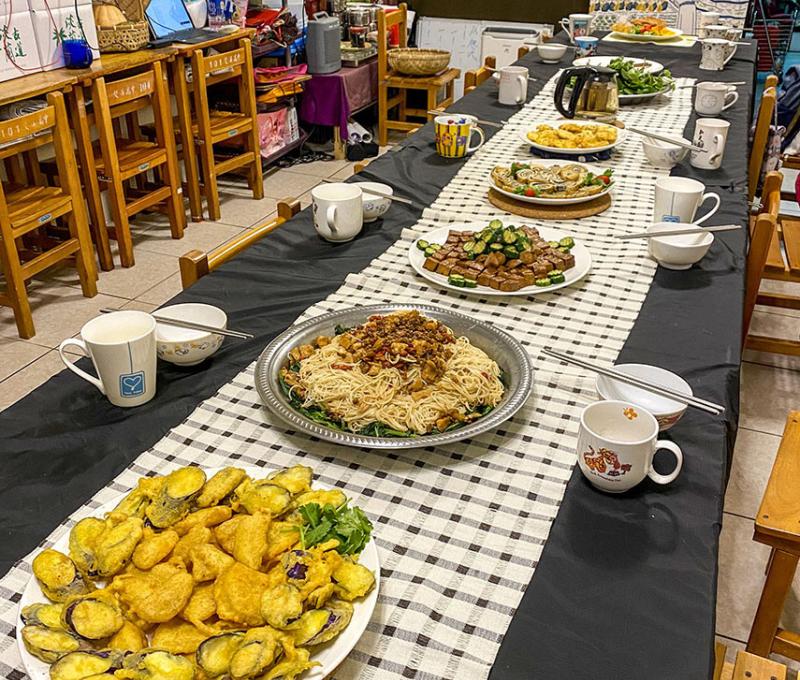 注腳雙溪工作室在地有機食材料理