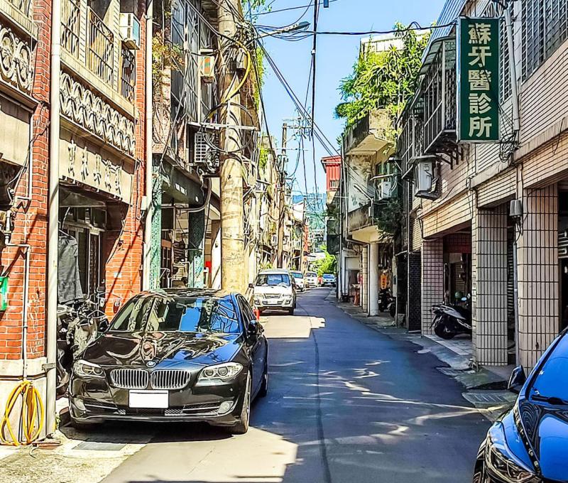 溪北老街昔日的風華已隨著時間成為安靜的巷弄。照片拍攝者：三峽學教師社群 / 拍攝日期：2022/07/24