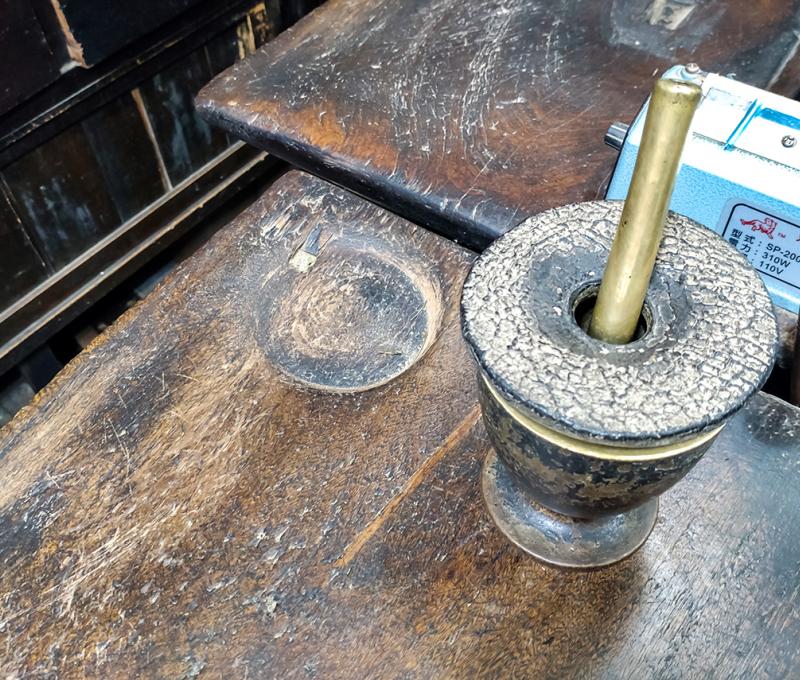 恒德藥房百年掌櫃一角。照片拍攝者：林三德 / 拍攝日期：2022/09/09