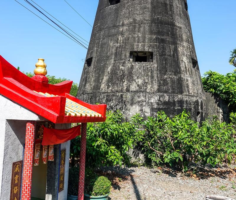 三層樓高的偵測站，當地人都稱之為碉堡 照片拍攝者：客家委員會客家文化發展中心提供 / 拍攝日期：2022