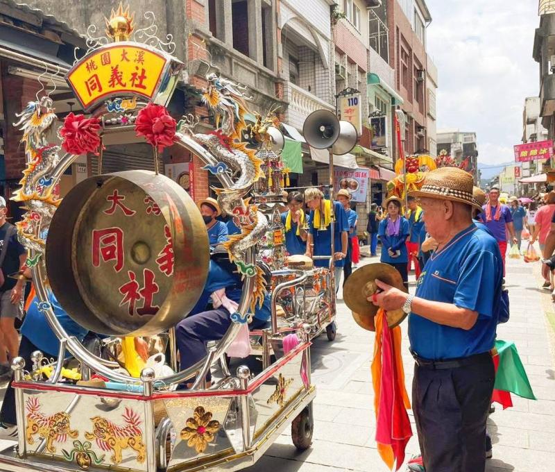 參與大溪普濟堂關聖帝君聖誕遶境（照片來源：同義社臉書粉絲頁,2023.11.20）