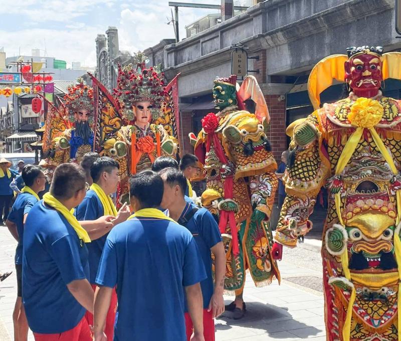 參與大溪普濟堂關聖帝君聖誕遶境（照片來源：同義社臉書粉絲頁,2023.11.20）