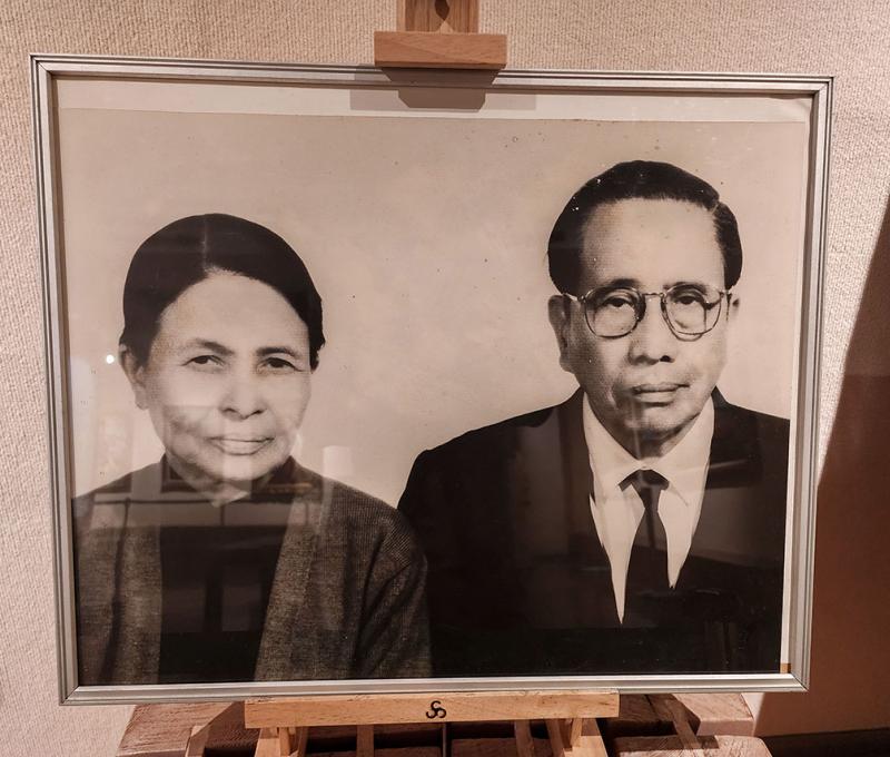 李梅樹紀念館的李梅樹教授夫妻照片 照片提供者：鄭裕書 / 拍攝日期：2025/03/23