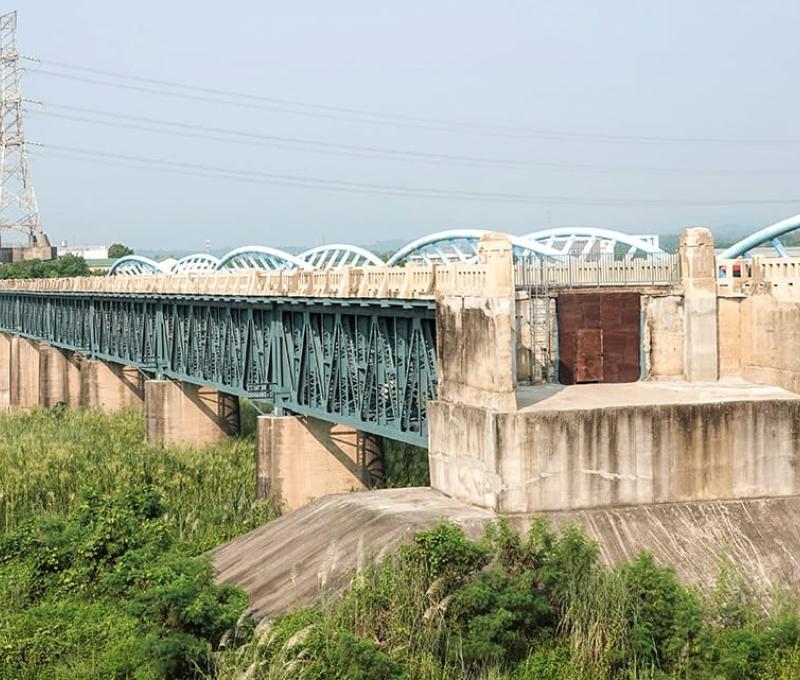 嘉南大圳舊曾文溪渡槽橋南岸橋體 照片提供者：毛毓翔 / 拍攝日期：2022/09/09