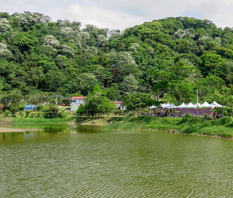 月埤塘風情。照片拍攝者：林炯任 / 拍攝日期：2021/4/24