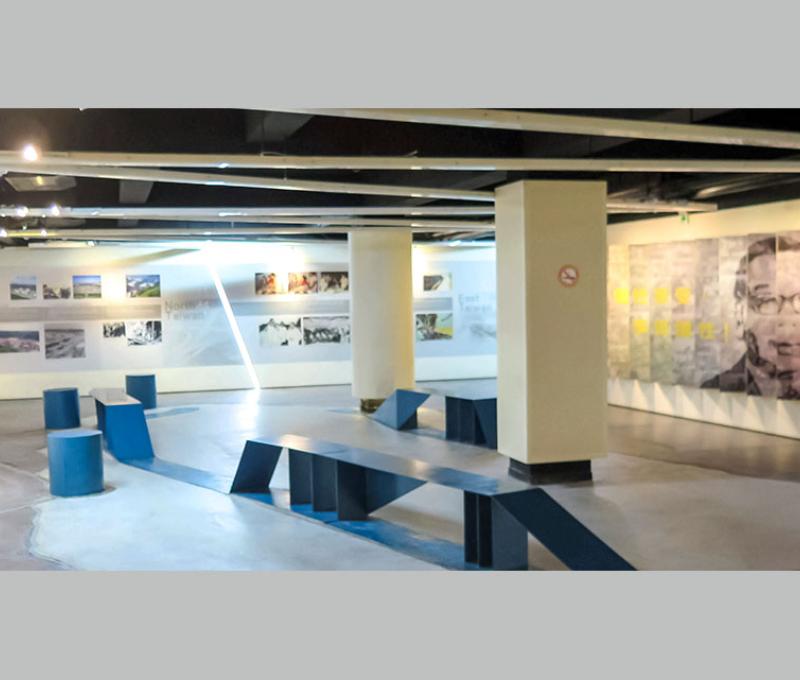 二樓是經國總統文物展覽室。照片拍攝者：林炯任 / 拍攝日期：2021/4/24