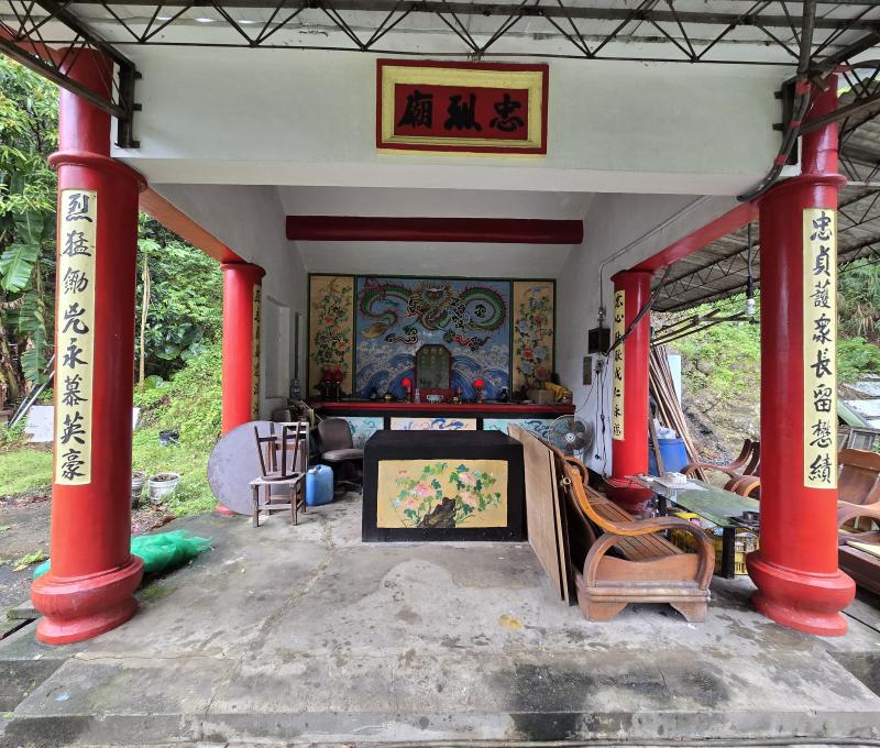 忠烈廟正面（照片拍攝者：黃君琪／拍照日期：2025/4/6）