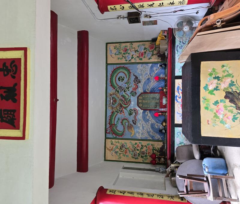 忠烈廟拜殿（照片拍攝者：黃君琪／拍照日期：2025/4/6）