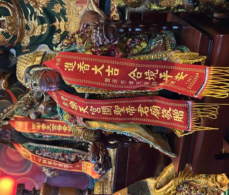 開基關聖帝君神像（照片拍攝者：王信喜／拍照日期：2025/5/27）