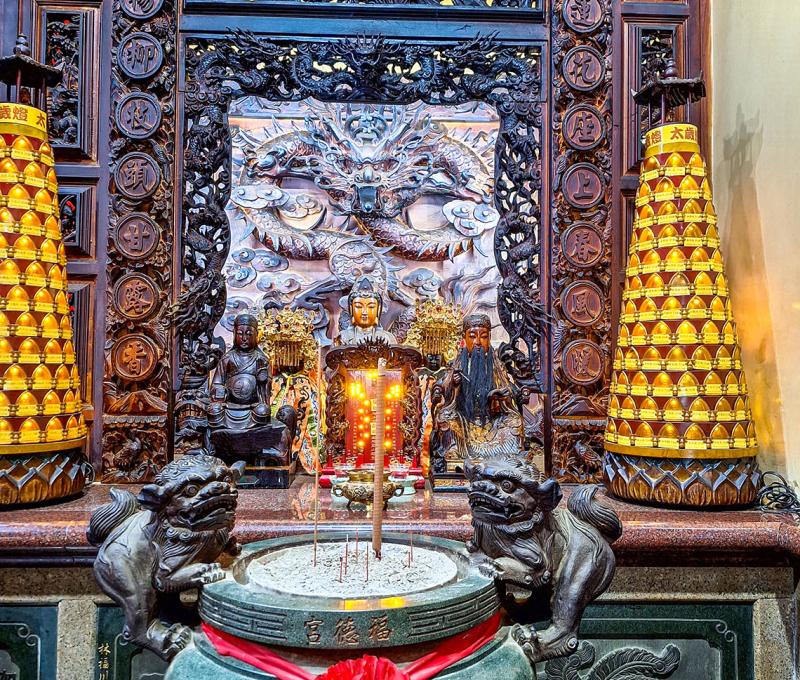 廟裡的觀音菩薩。照片提供者：王淑盈 / 拍攝日期：2023/09/05