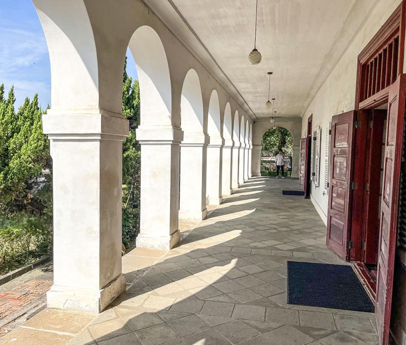 小白宮拱型走廊