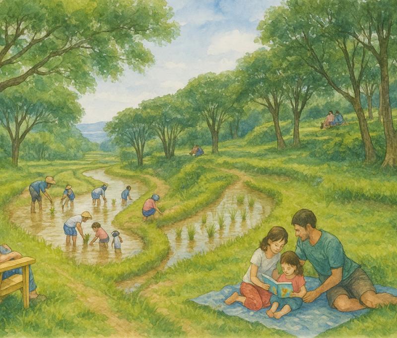 水階梯親子閱讀