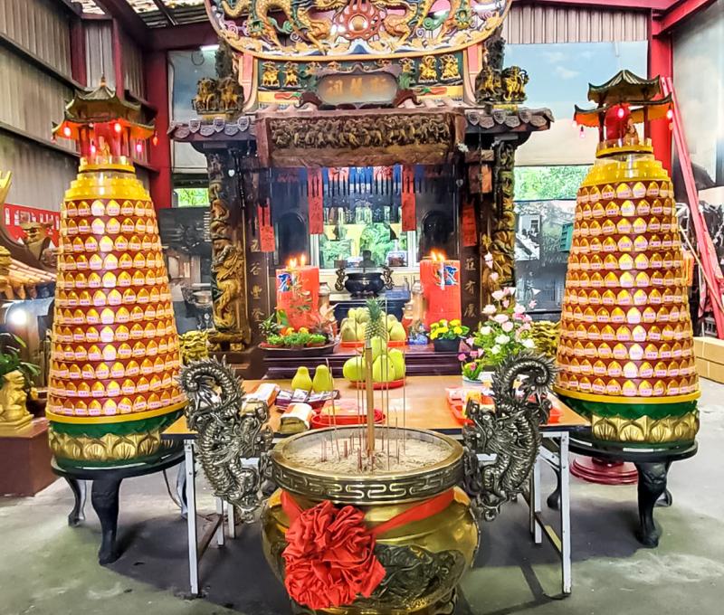 斯馨祠臨時行宮現貌。照片拍攝者：賴素卿 / 拍攝日期：2022/09/04