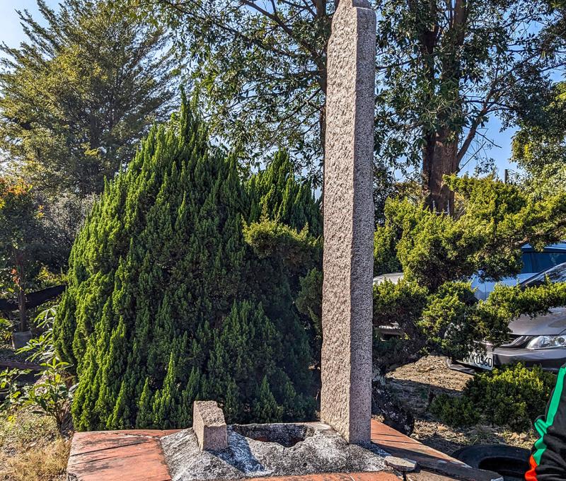 邱氏宗祠前旗桿座 照片提供者：李華彥 / 拍攝日期：2024/01/20