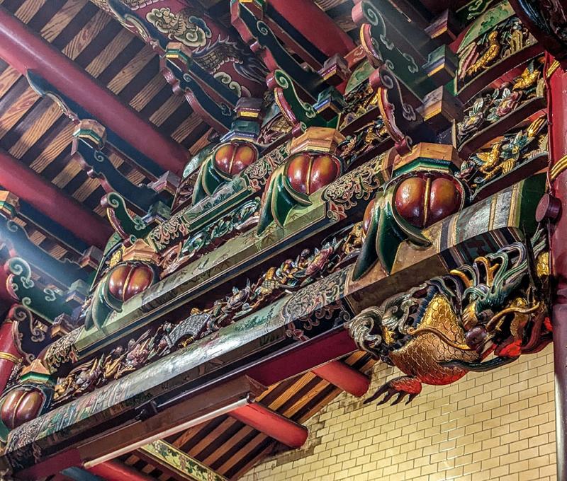 永安宮正殿斗拱 瓜筒 照片提供者：李華彥 / 拍攝日期：2023/10/22