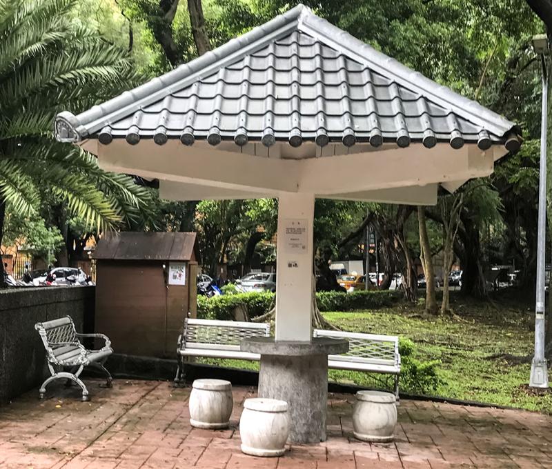 萬年公園涼亭造景。方文樹 / 拍攝日期：2022/09/13