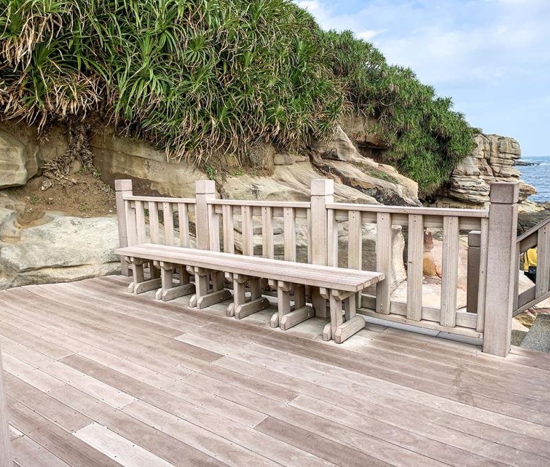 神秘海岸入口上平台