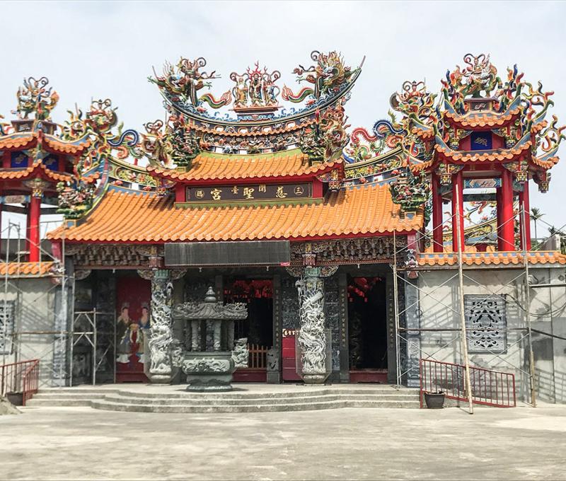 美華慈聖宮正面。照片拍攝者：方文樹／拍攝日期：2022/3/16