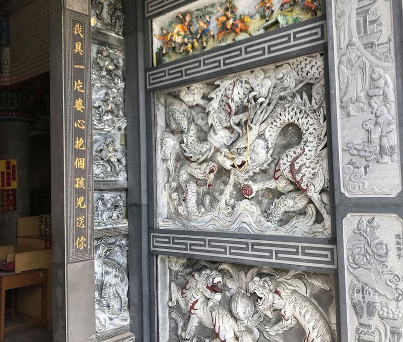 慈聖宮壁堵。照片拍攝者：方文樹／拍攝日期：2022/3/16