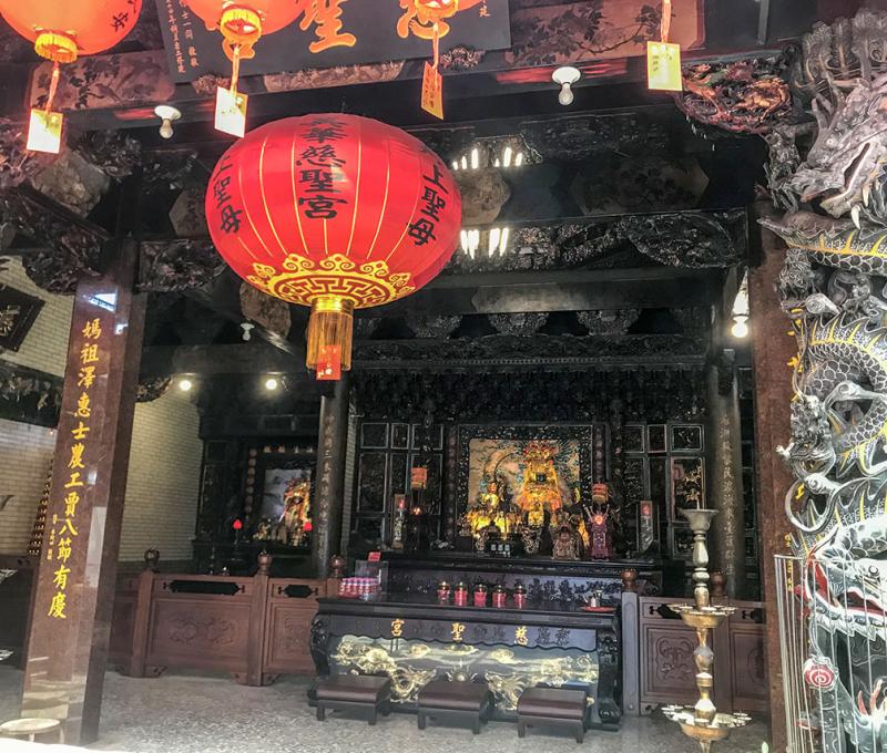 慈聖宮主祀天上聖母。照片拍攝者：方文樹／拍攝日期：2022/3/16