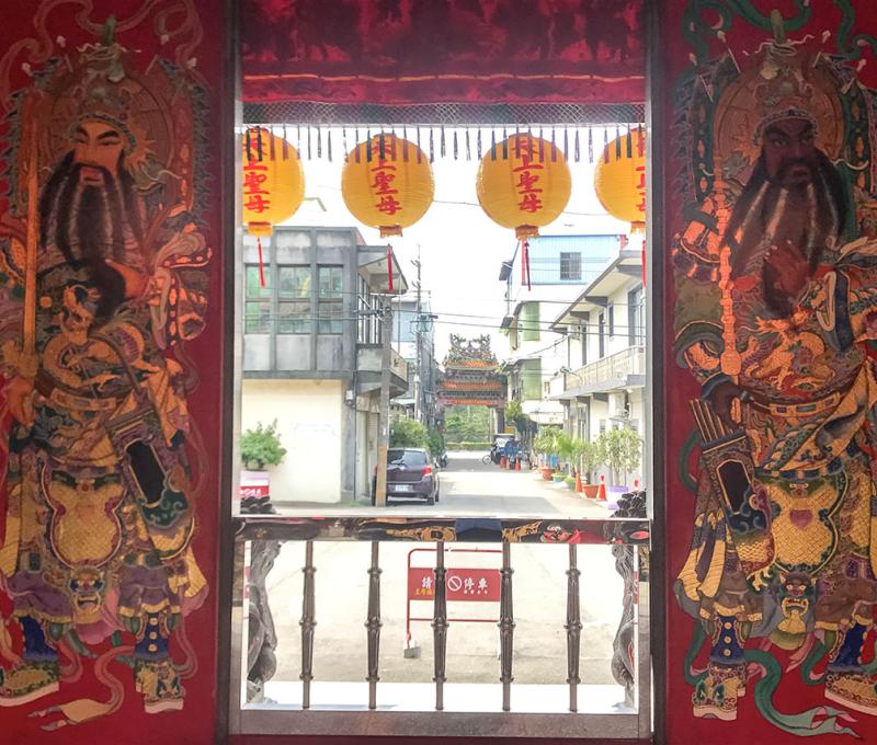 福安宮門神。照片拍攝者：方文樹／拍攝日期：2022/3/16